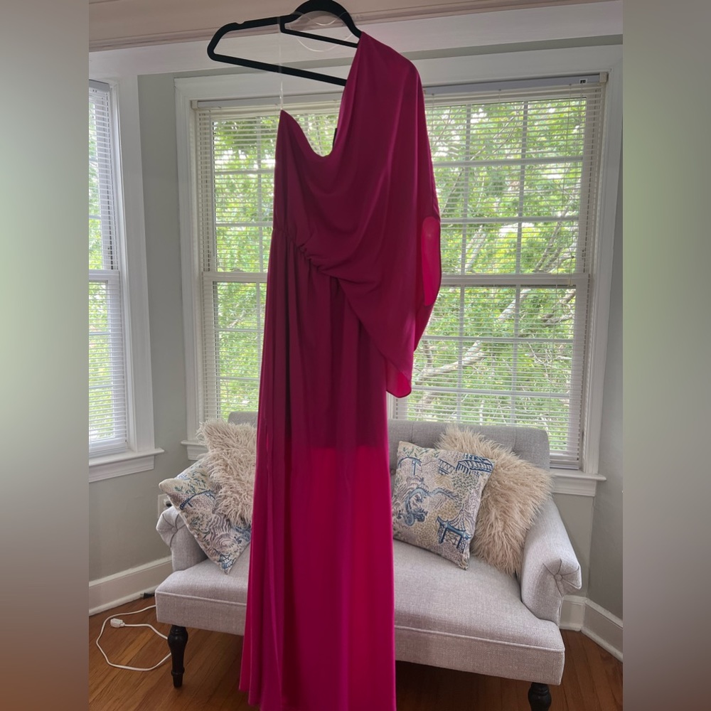 VICI one shoulder dress with slit